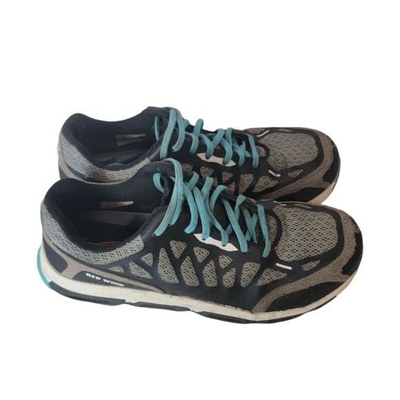 Red Wing Work Shoes Size 7.5 Athletic Electrical Hazard Aluminum Toe - Picture 9 of 9